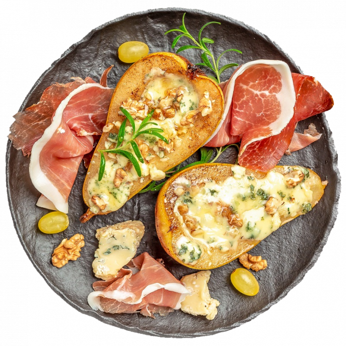 appetizer-with-pear-baked-with-blue-cheese-nuts-a-2024-03-12-20-15-36-utc
